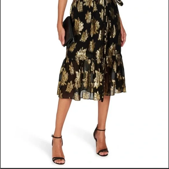 IRO Laza shimmer belted dress - Picture 3 of 5